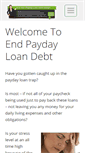 Mobile Screenshot of endpaydayloandebt.net